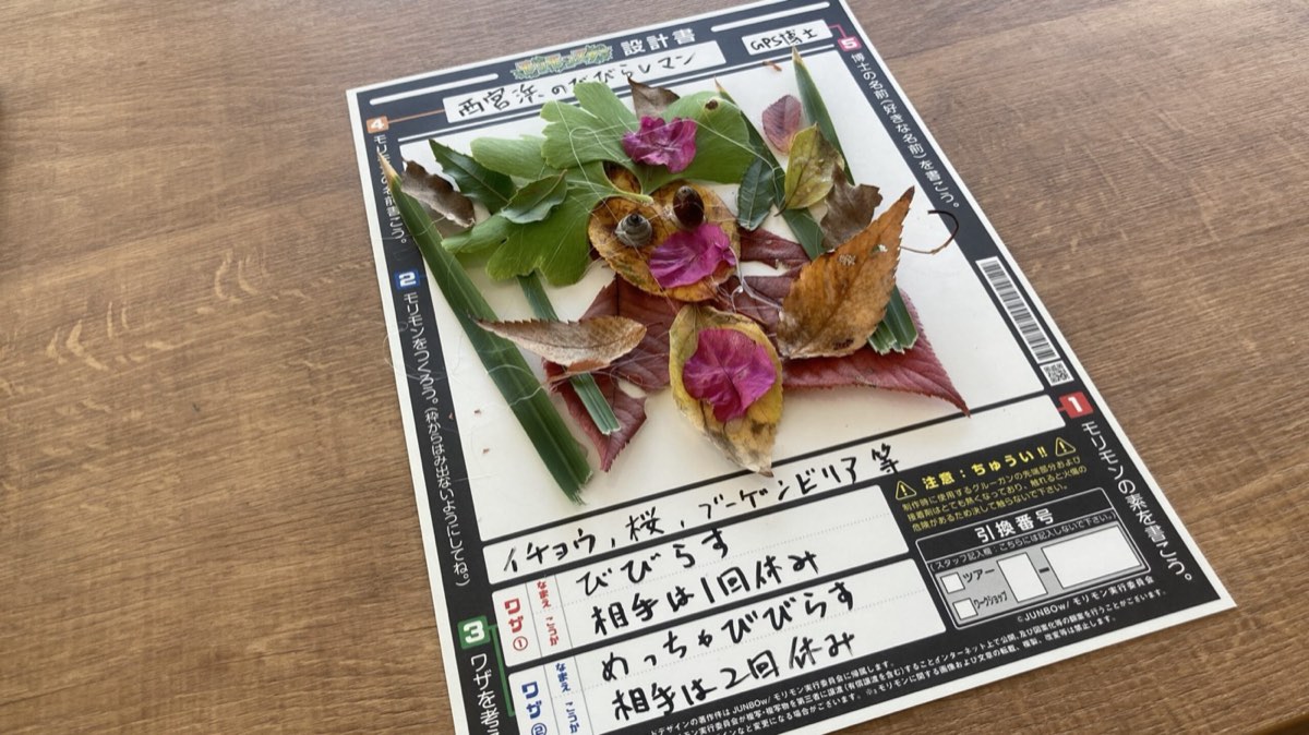 【イベント】西宮市「つながろうフェス」で植物を拾いながらアートを描くウォーキング体験を実施(11月23日) 写真4